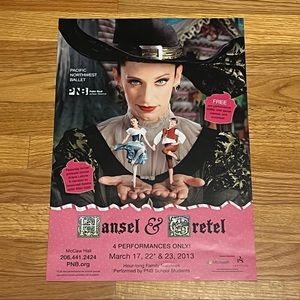 Pacific Northwest Ballet Hansel & Gretel poster